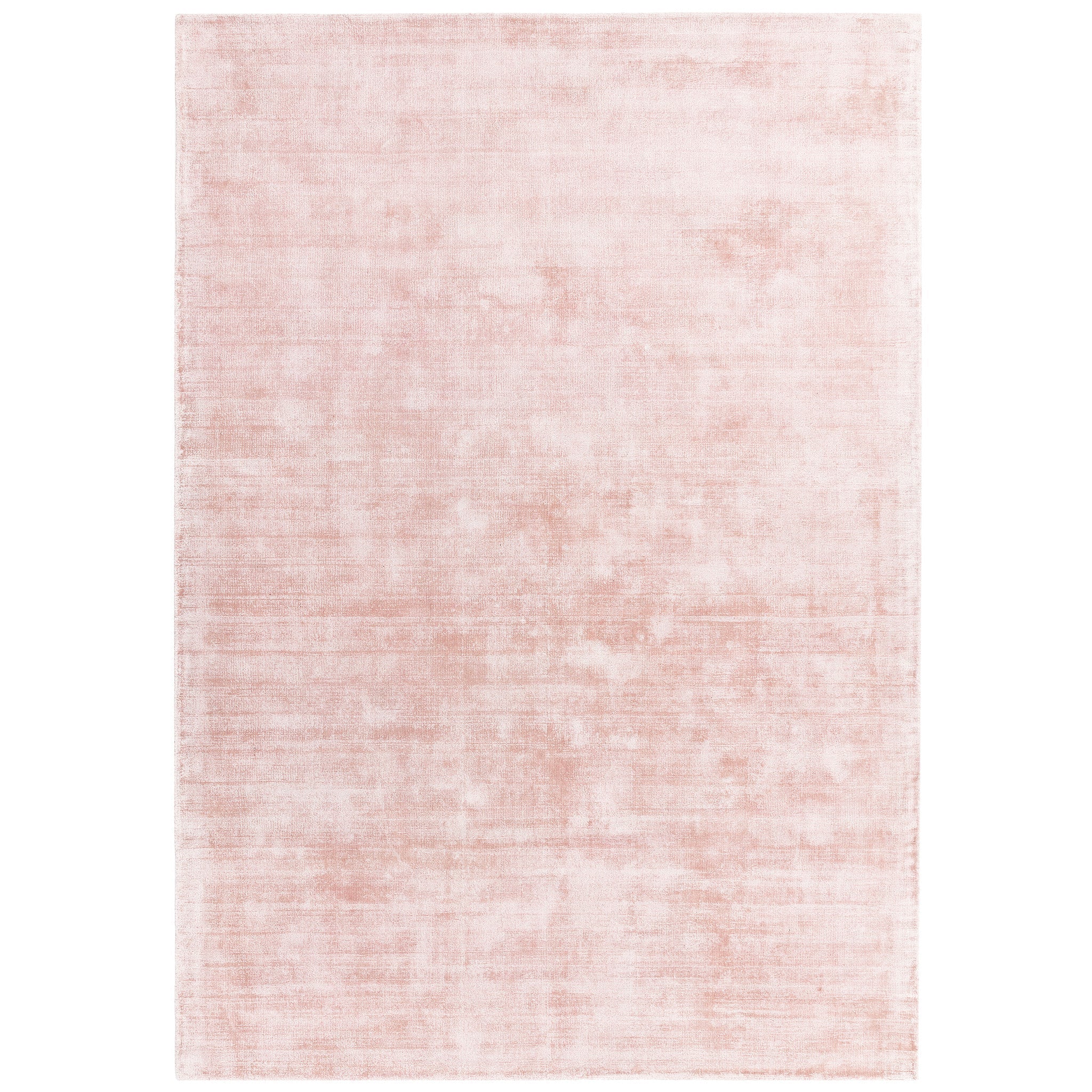 Luxury handwoven viscose rug, in peony pink colour, with a tip sheared finish giving a vintage effect. Size - Extra Large Pile Height: 7mm Dimensions: 2400 x 3400 mm 100% Viscose Hand Woven in India Delivery: 5-7 days